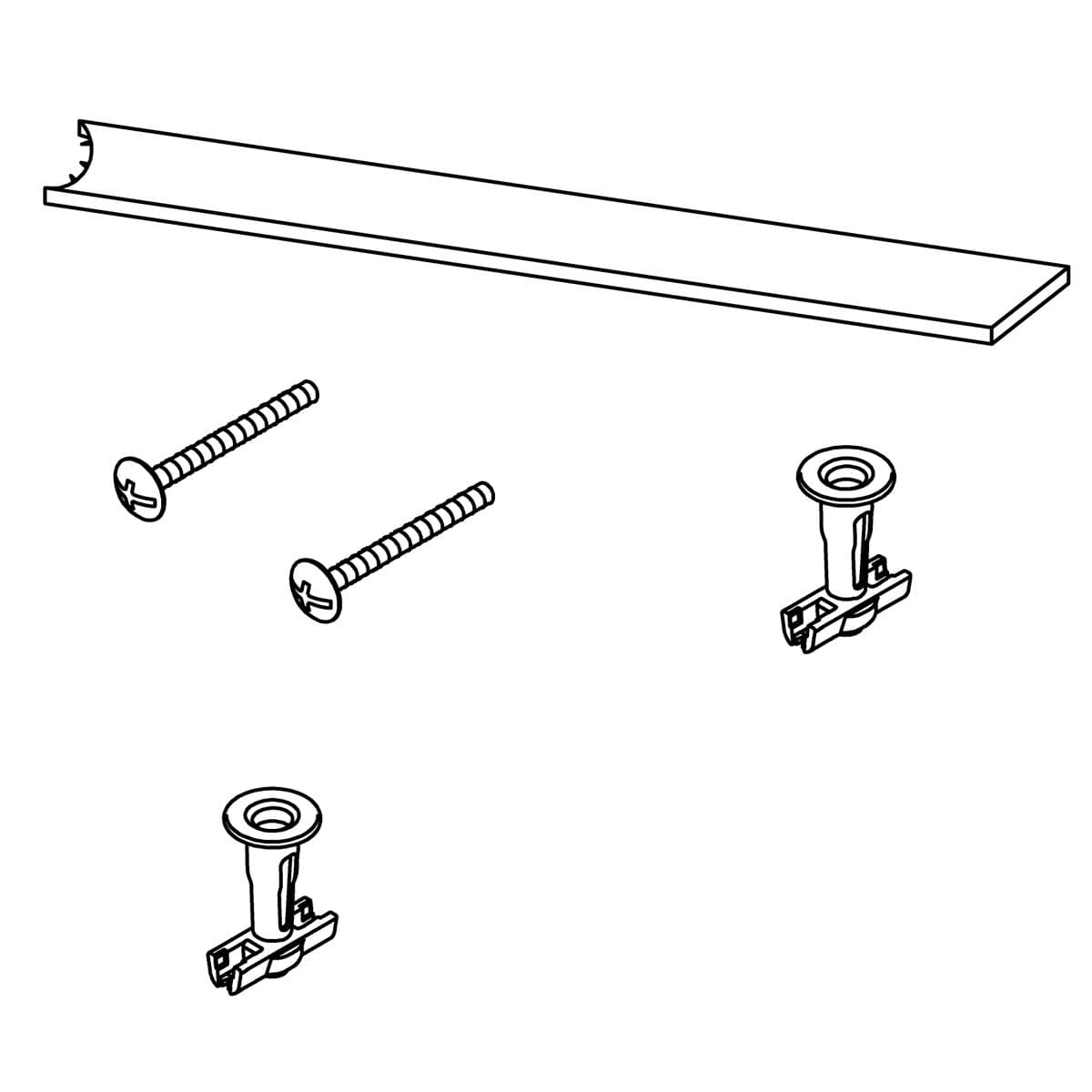 Kohler Genuine Parts Readylatch Anchor KIT by Kohler Genuine Parts