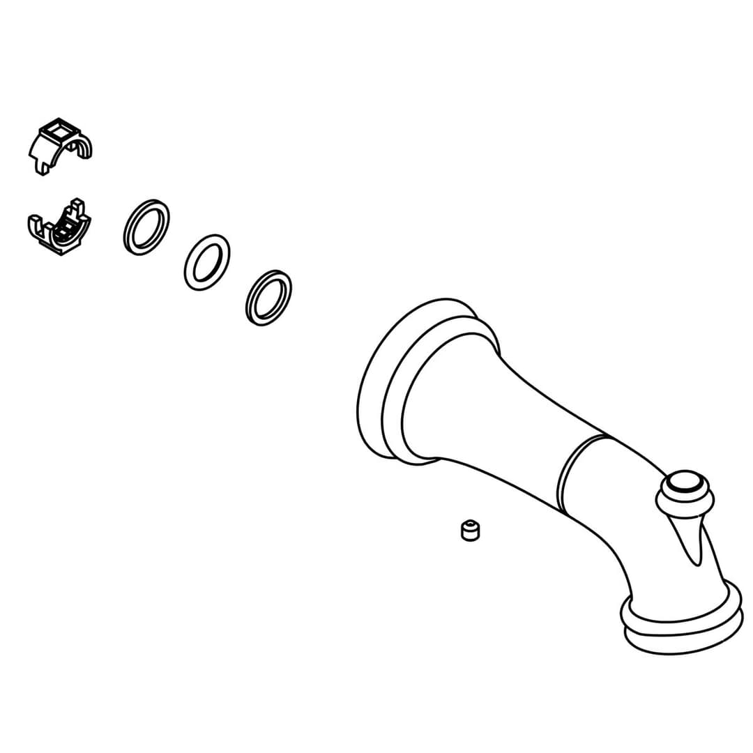 Kohler Genuine Parts Assembly, BATH Spout - Polished Chrome by Kohler Genuine Parts