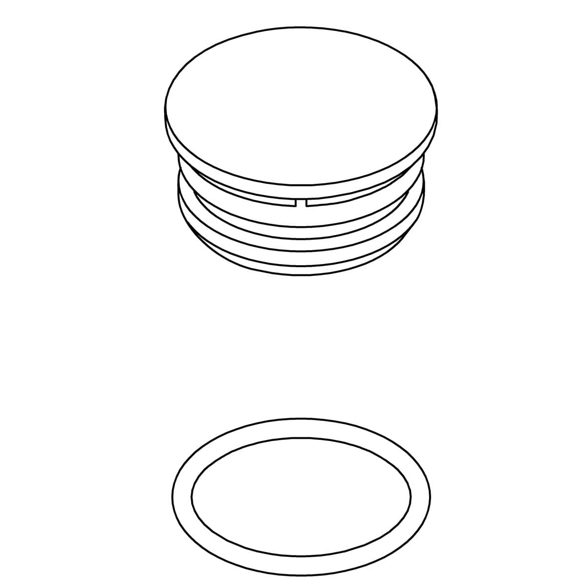 Kohler Genuine Parts Cover Assembly - Matte Black by Kohler Genuine Parts