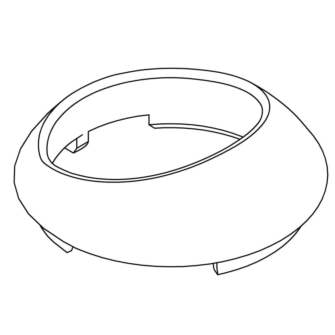 Kohler Genuine Parts Bonnet - Polished Chrome by Kohler Genuine Parts