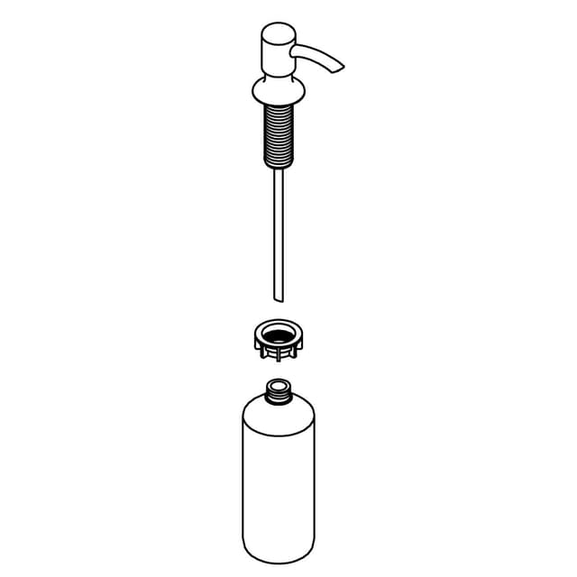 Kohler Genuine Parts Assembly, SOAP Dispenser - Vibrant Stainless Steel