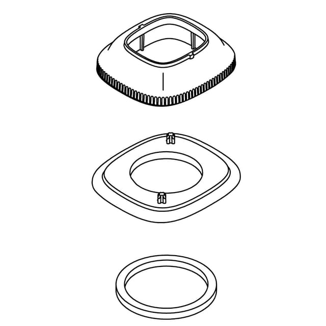Kohler Genuine Parts Assembly, Single HOLE Escutcheon - Matte Black