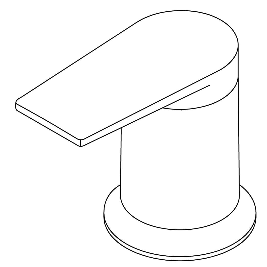 Kohler Genuine Parts Handle Assembly - Matte Black by Kohler Genuine Parts