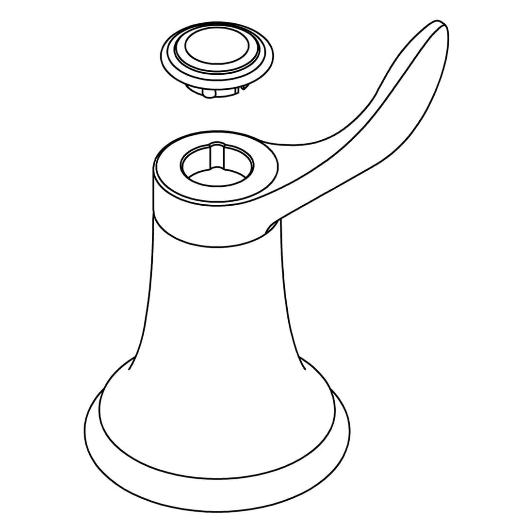 Kohler Genuine Parts Handle Assembly, COLD - Vibrant Brushed Nickel by Kohler Genuine Parts