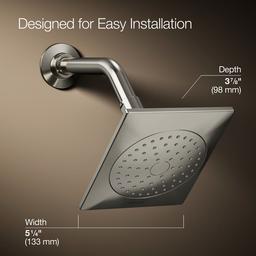 Kohler Loure Single-function showerhead, 2.5 gpm - Vibrant Polished Nickel - image 3