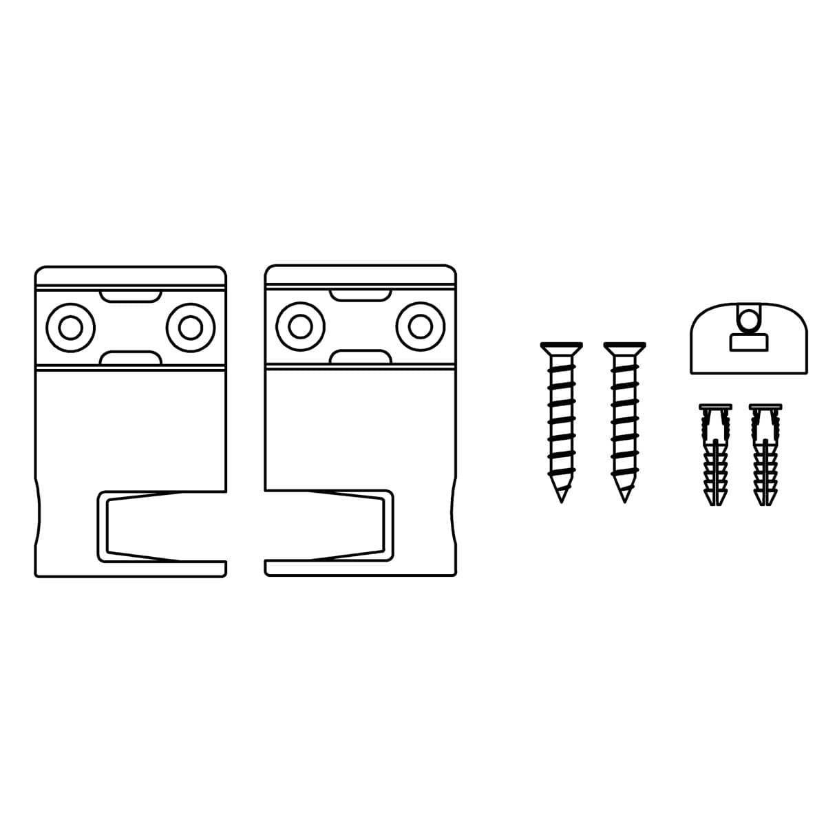 Kohler Genuine Parts Center Guide KIT - Polished Chrome by Kohler Genuine Parts