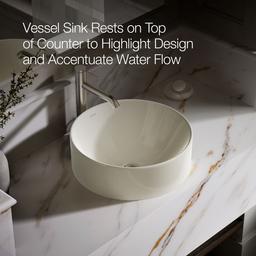 Vox 16-1/2'' round vessel bathroom sink - image 5