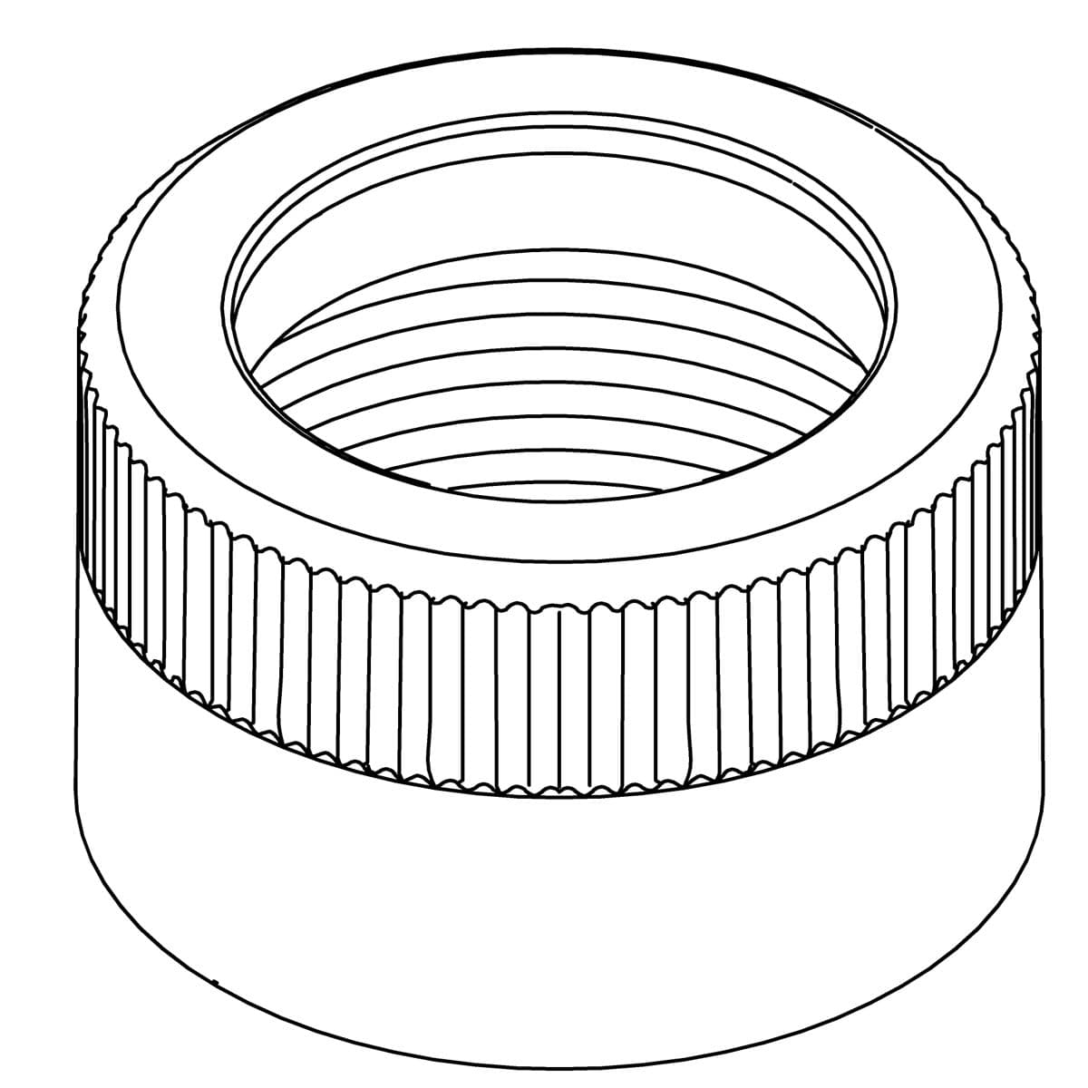 Kohler Genuine Parts NUT, Spout - Polished Chrome by Kohler Genuine Parts