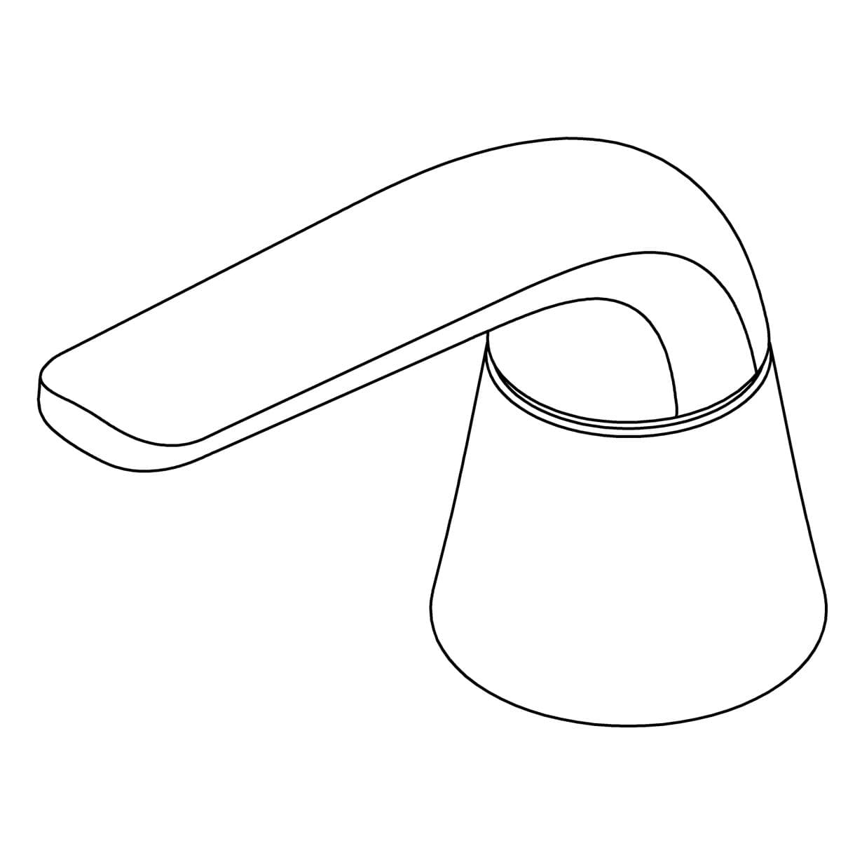 Kohler Genuine Parts Handle Assembly, HOT, Service - Polished Chrome by Kohler Genuine Parts