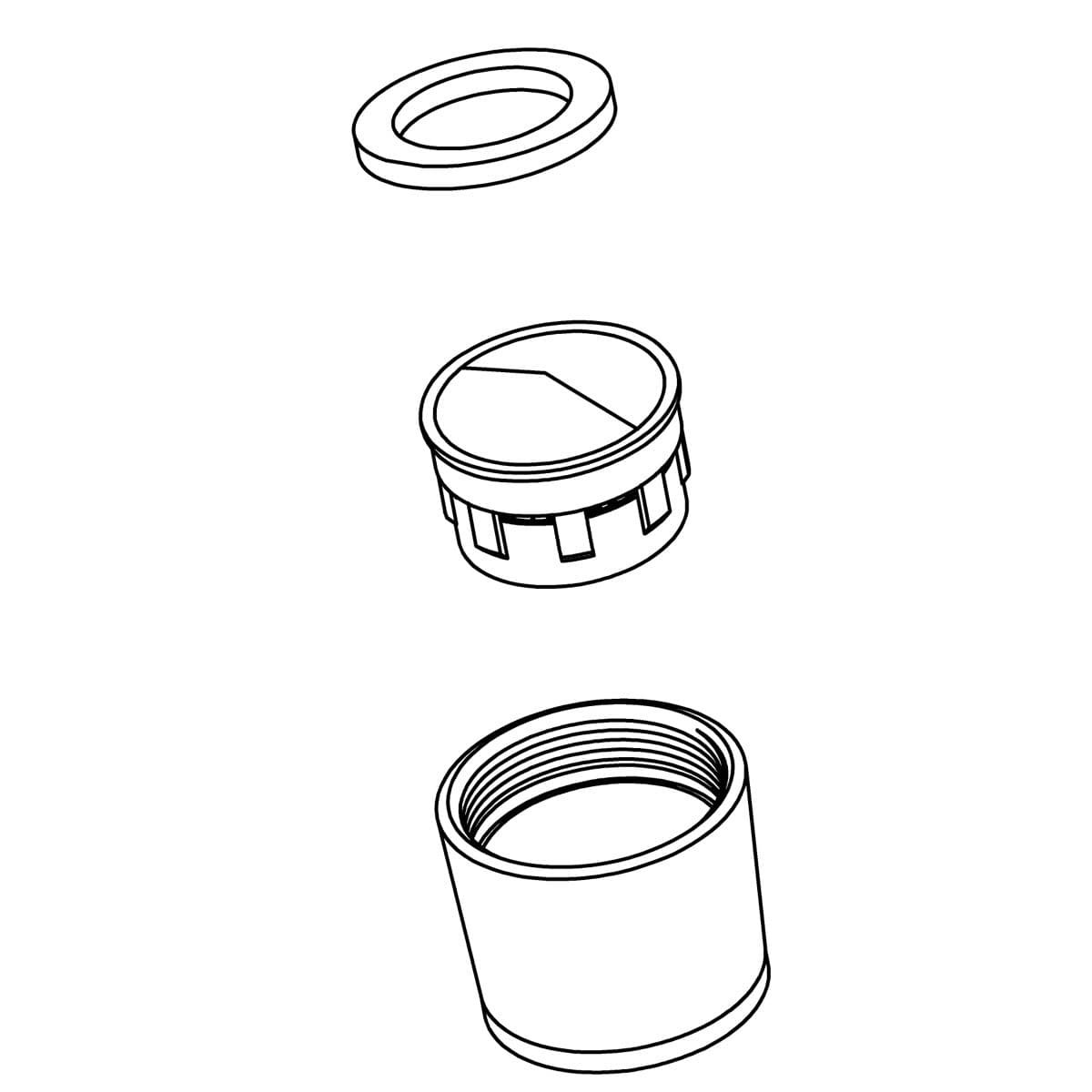 Kohler Genuine Parts Aerator KIT, FULL FLOW - Polished Chrome by Kohler Genuine Parts