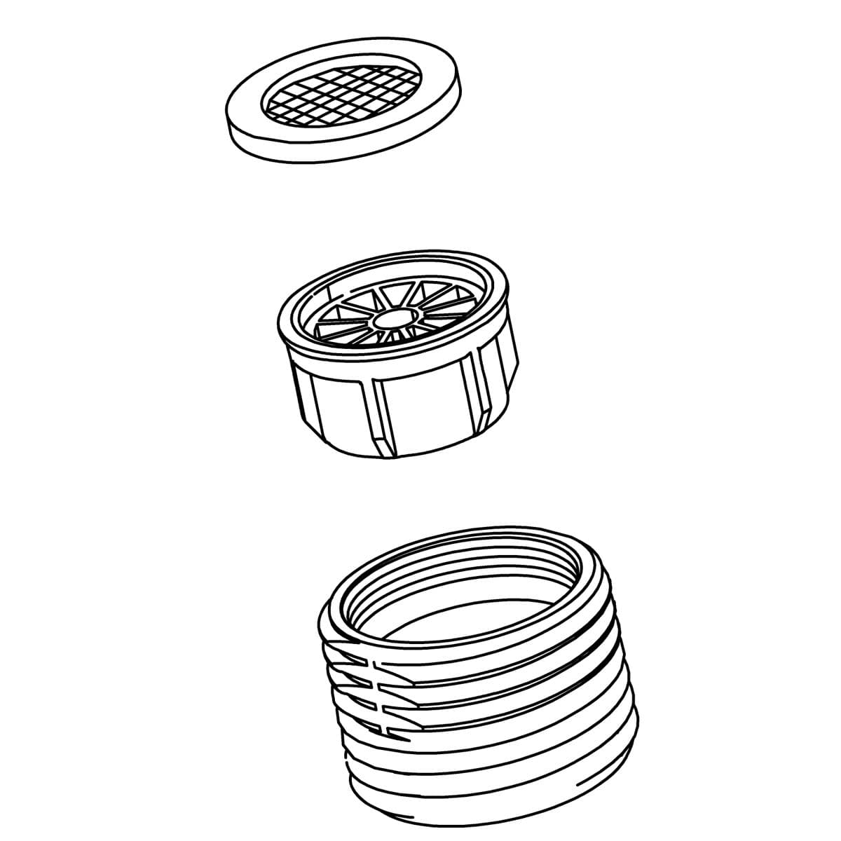 Kohler Genuine Parts Aerator KIT, FULL FLOW - Polished Chrome by Kohler Genuine Parts