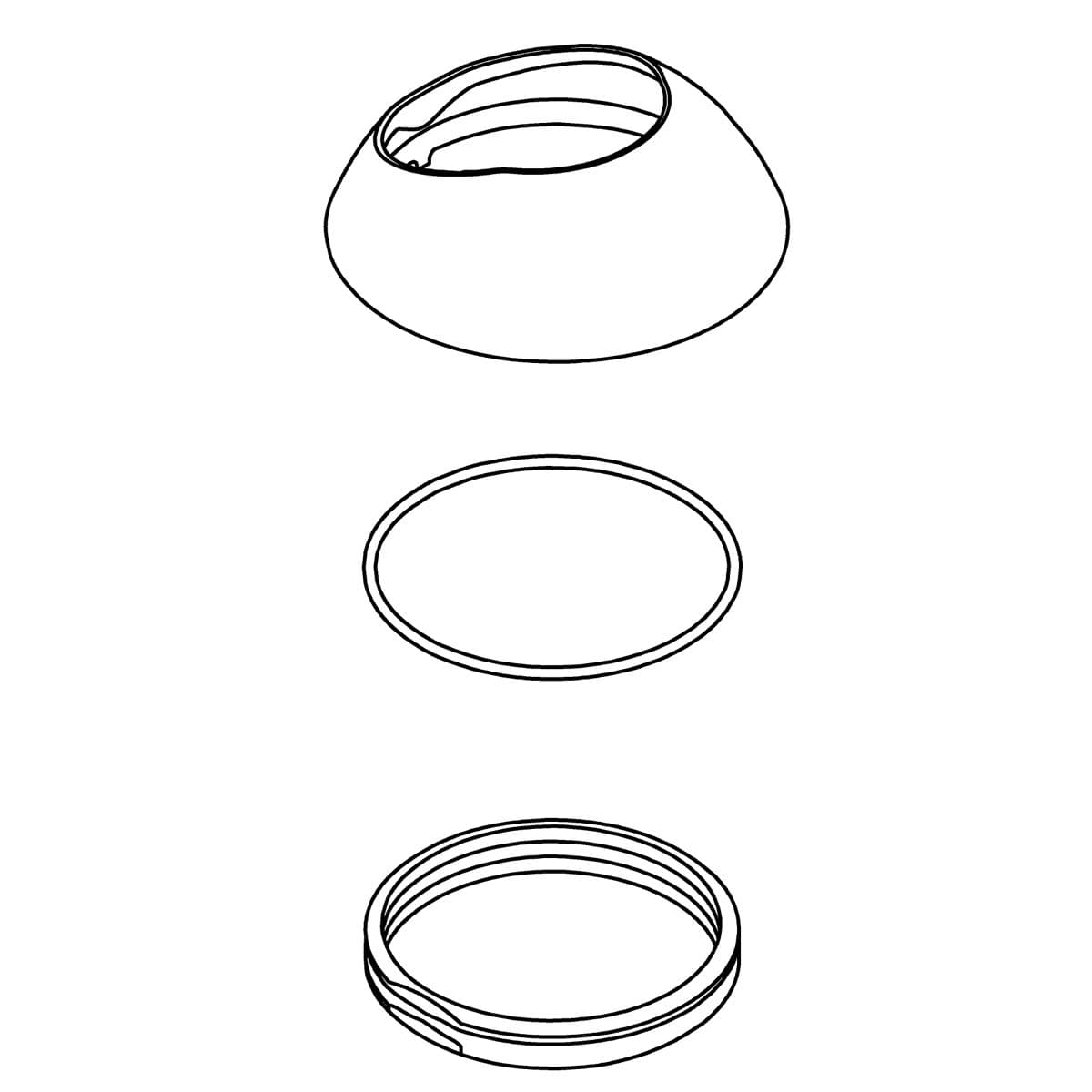 Kohler Genuine Parts Bonnet KIT - Polished Chrome by Kohler Genuine Parts