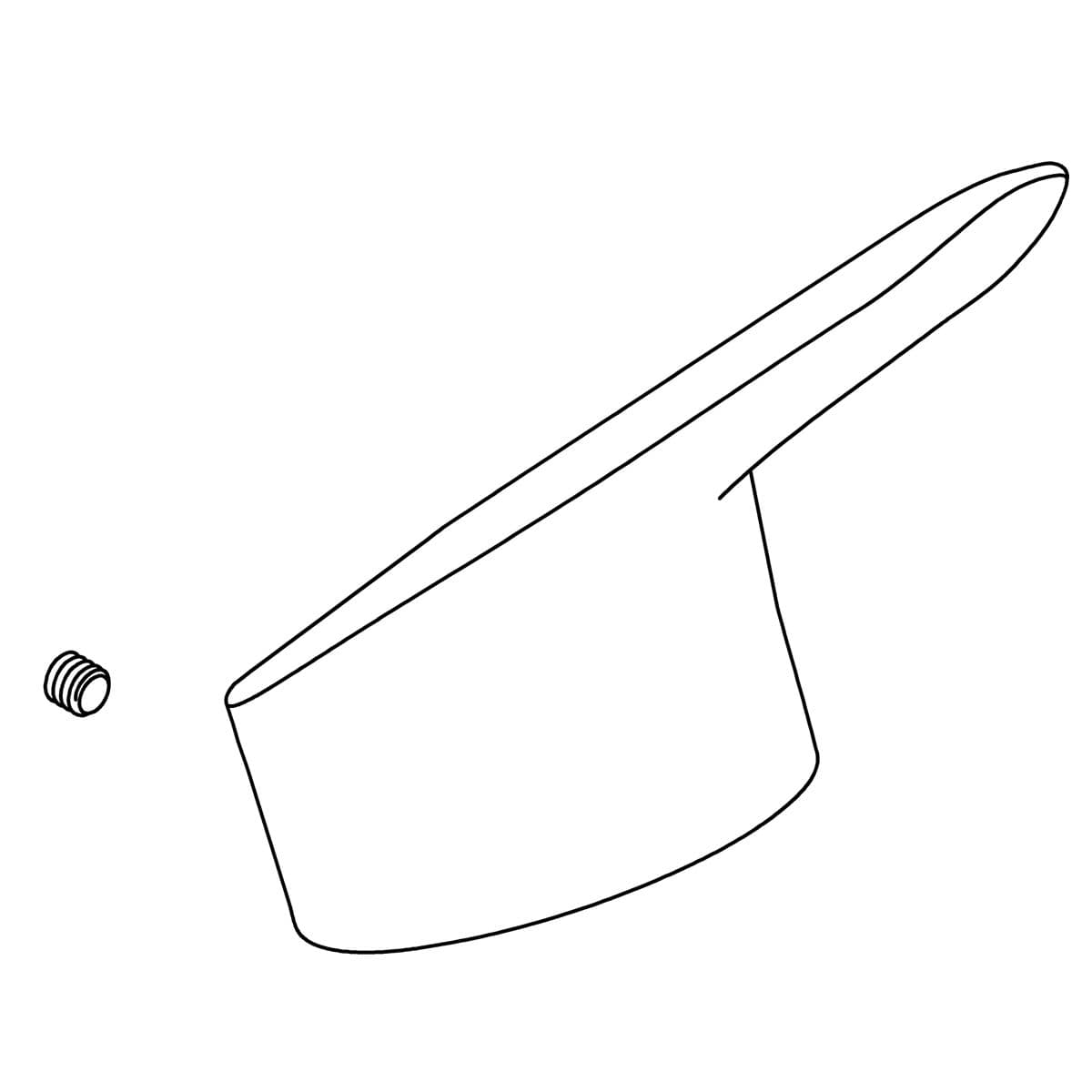 Kohler Genuine Parts Handle KIT - Polished Chrome by Kohler Genuine Parts