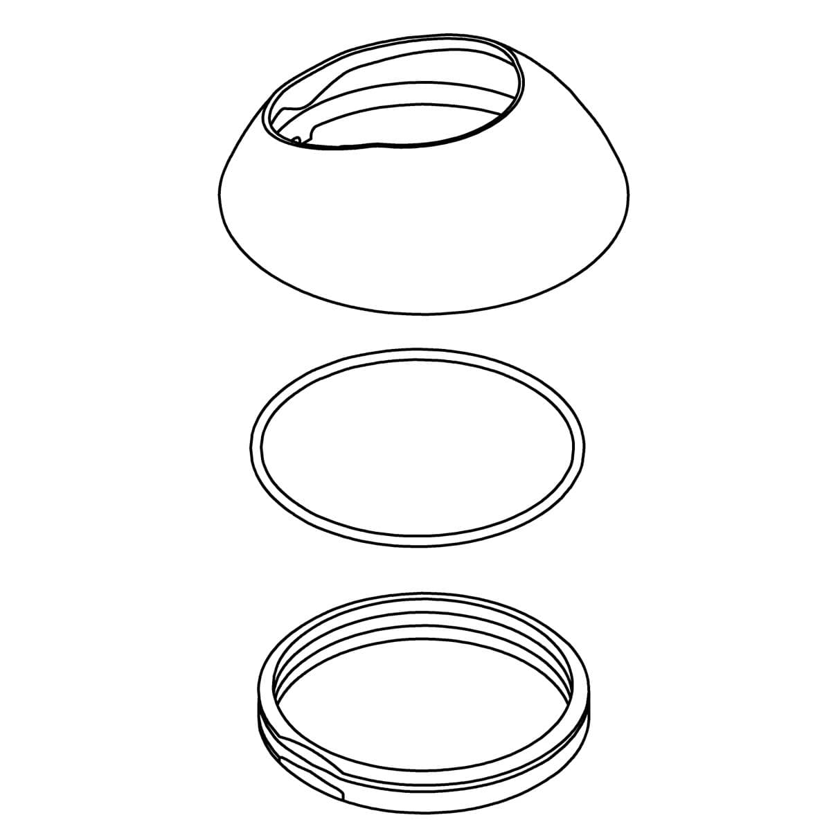 Kohler Genuine Parts Bonnet KIT - Polished Chrome by Kohler Genuine Parts