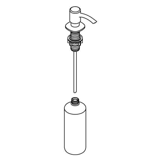 Kohler Genuine Parts SOAP Dispenser KIT - Vibrant Stainless Steel