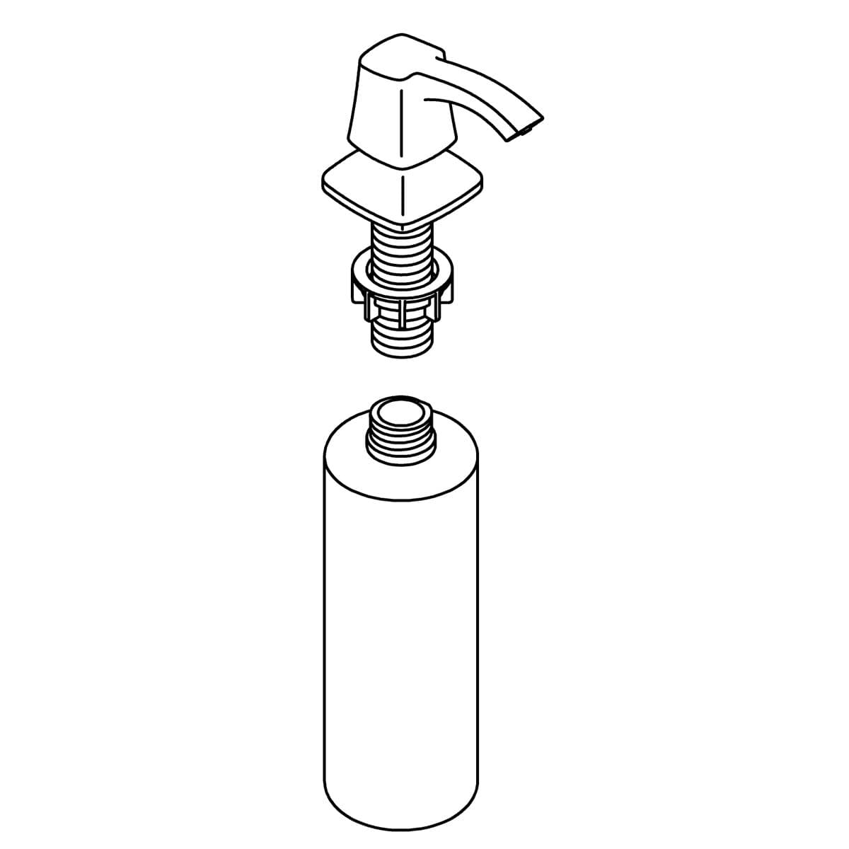 Kohler Genuine Parts SOAP Dispenser - Vibrant Stainless Steel by Kohler Genuine Parts