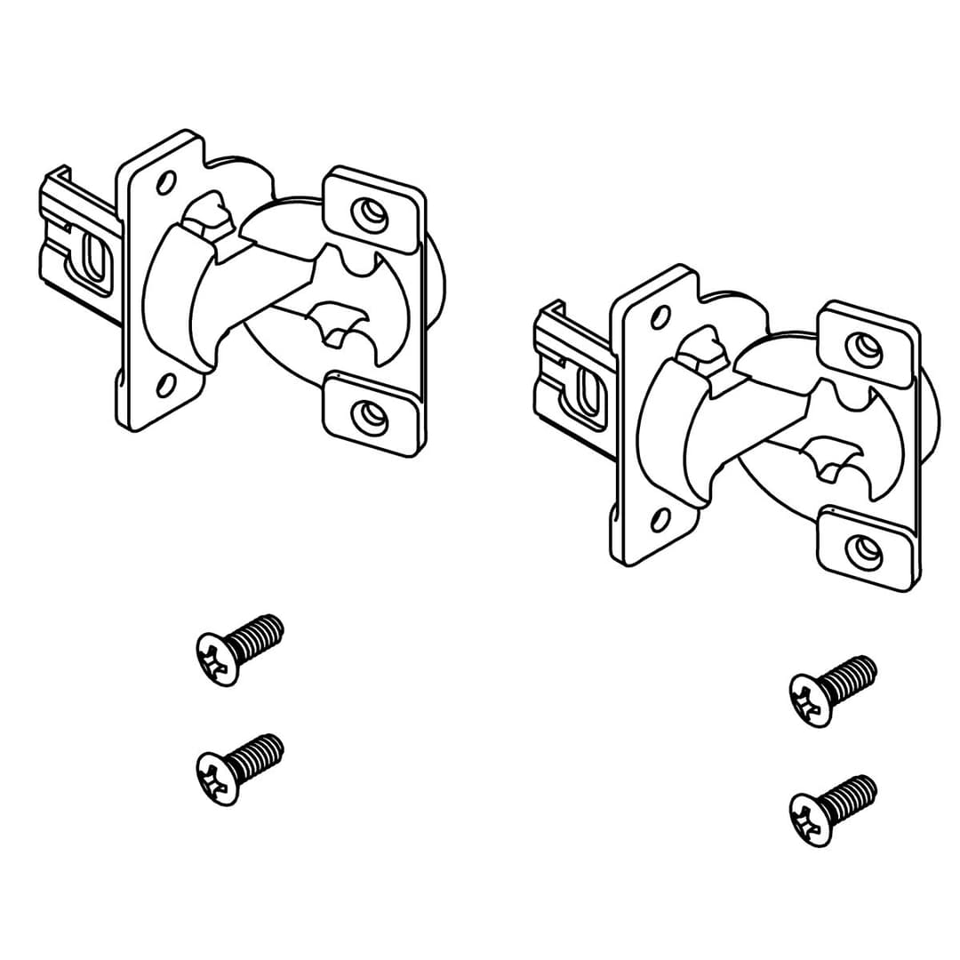 Kohler Genuine Parts SOFT Close Hinge KIT W/screw by Kohler Genuine Parts