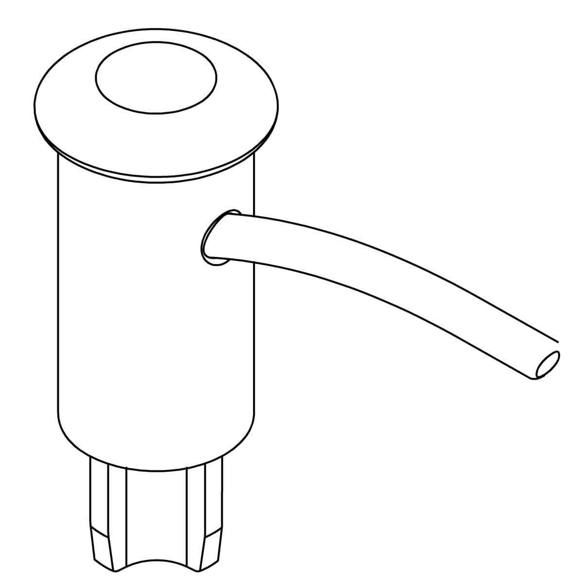Kohler Genuine Parts SOAP HEAD - Vibrant Brushed Moderne Brass by Kohler Genuine Parts