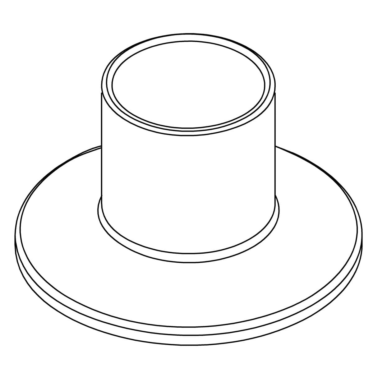 Kohler Genuine Parts Flange KIT - Matte Black by Kohler Genuine Parts