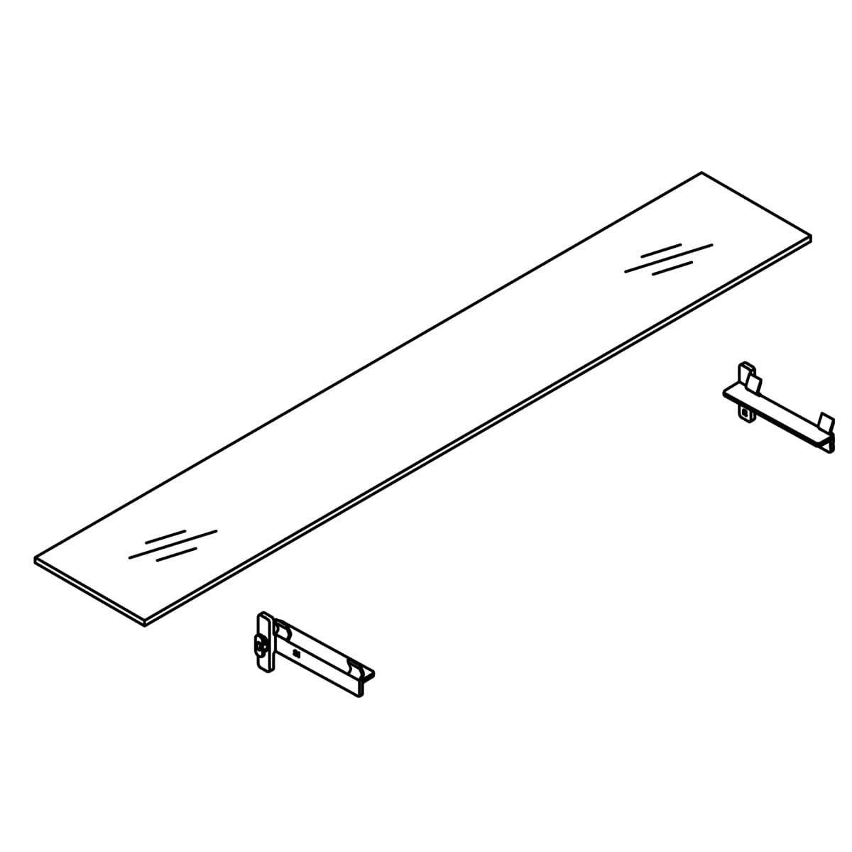 Kohler Genuine Parts MAIN Cabinet Glass Shelf KITS by Kohler Genuine Parts
