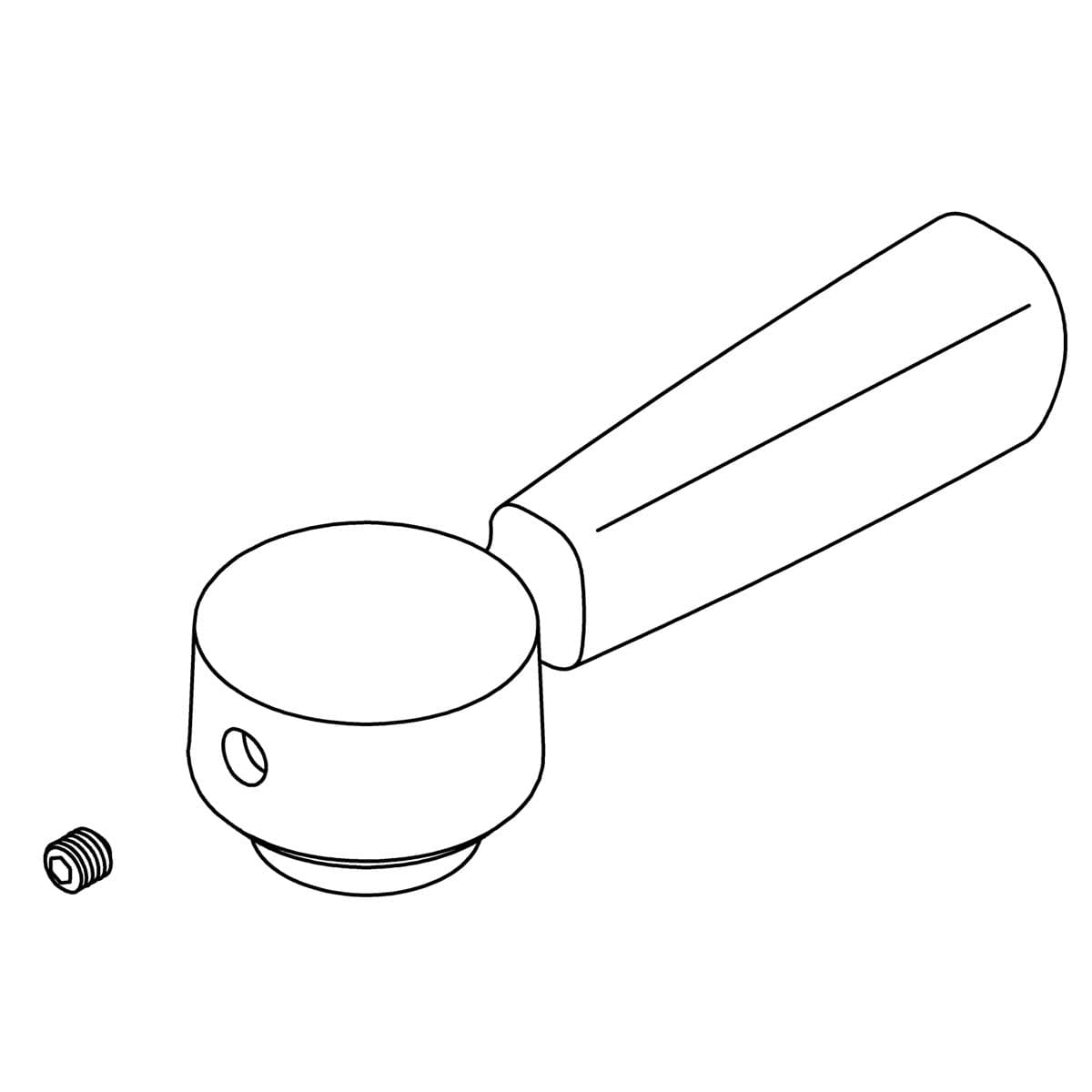 Kohler Genuine Parts Handle KIT - Matte Black by Kohler Genuine Parts