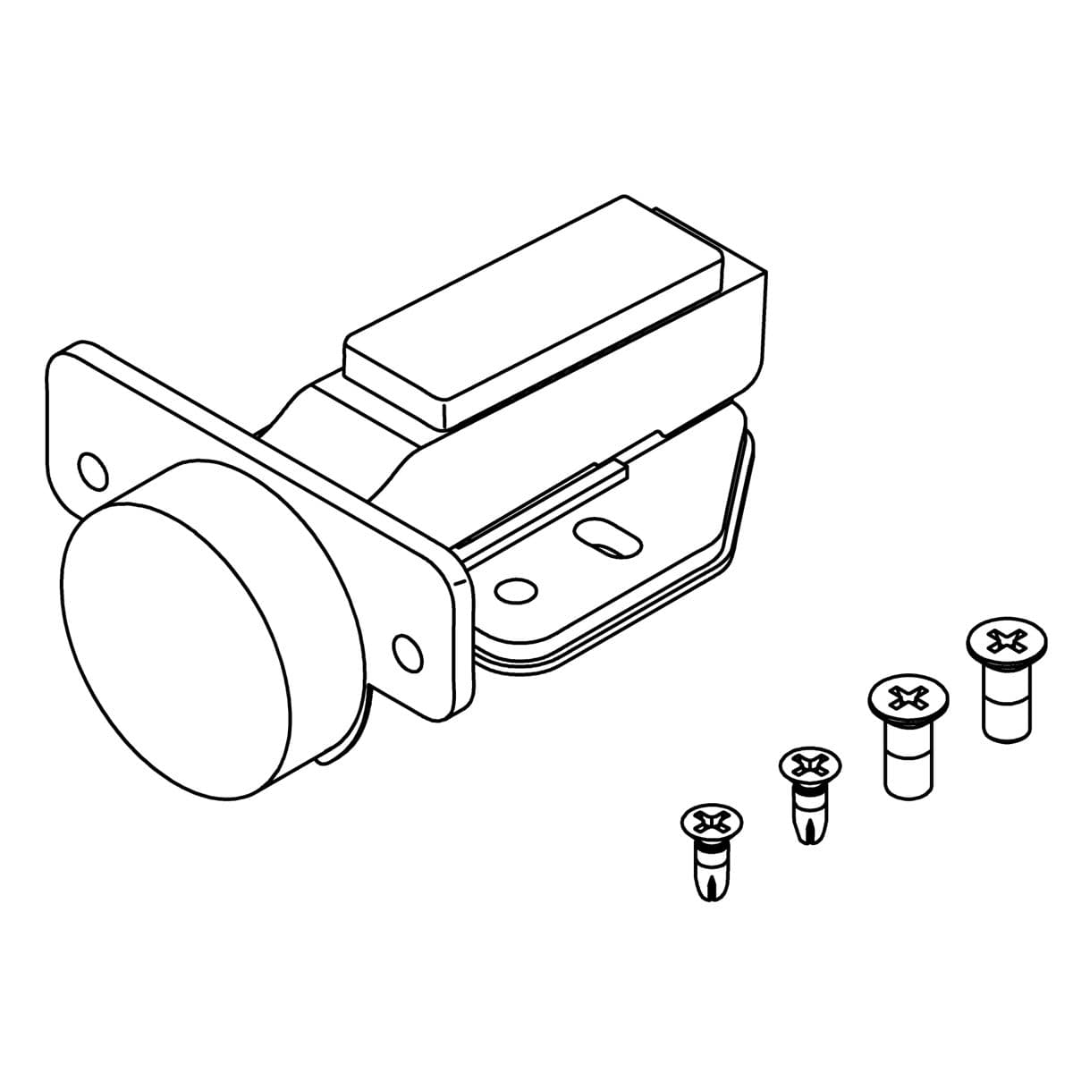 Kohler Genuine Parts Essential SIDE Cabinet Hinge by Kohler Genuine Parts