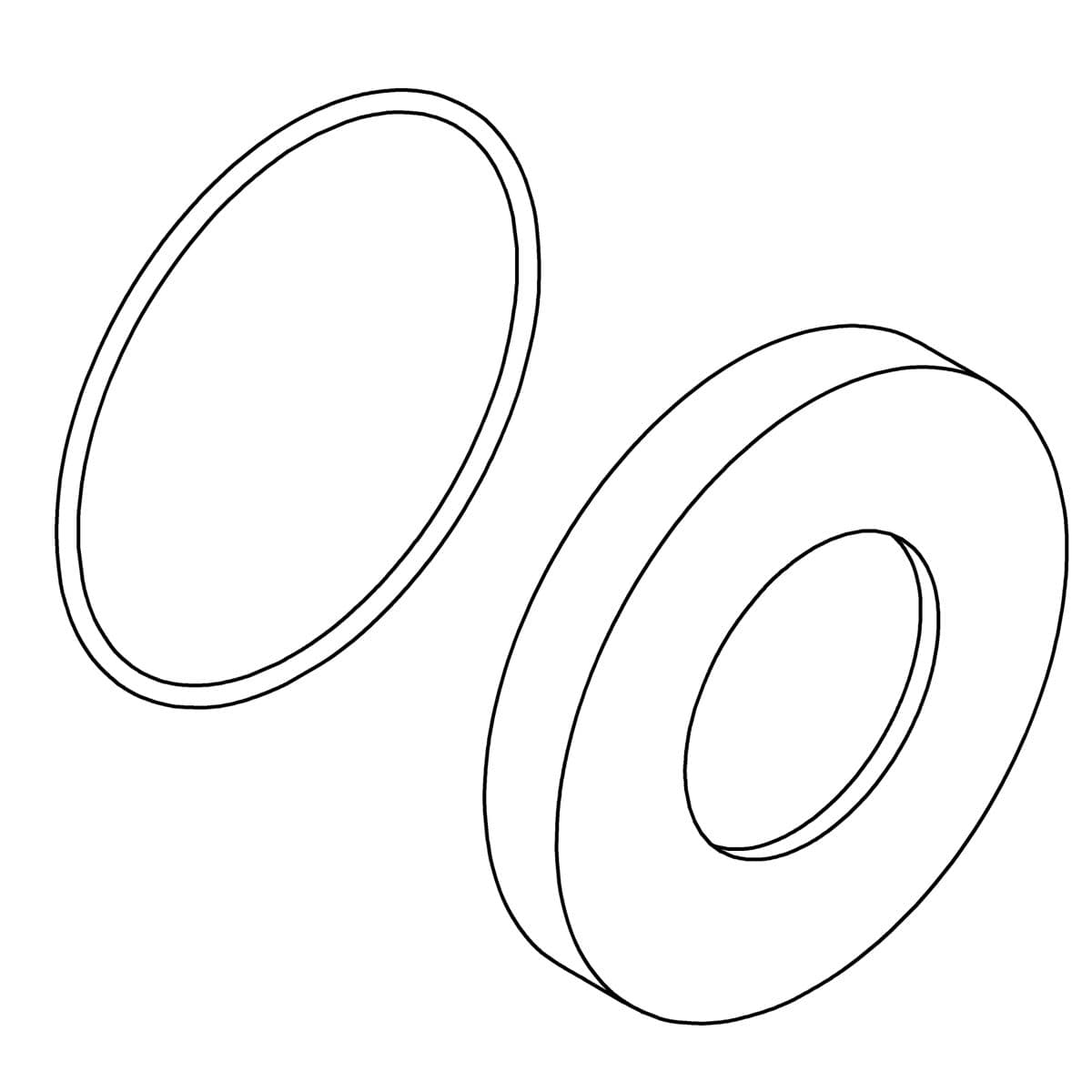 Kohler Genuine Parts Escutcheon KIT - Vibrant Brushed Moderne Brass by Kohler Genuine Parts