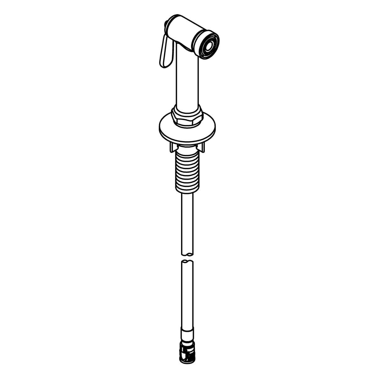 Kohler Genuine Parts SIDE Spray ASSY - Matte Black by Kohler Genuine Parts