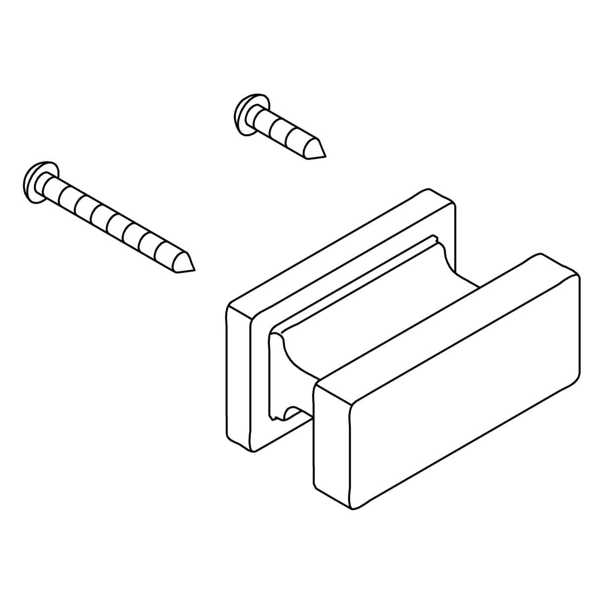 Kohler Genuine Parts Service KIT, Charlemont Handle - Hardware Black by Kohler Genuine Parts