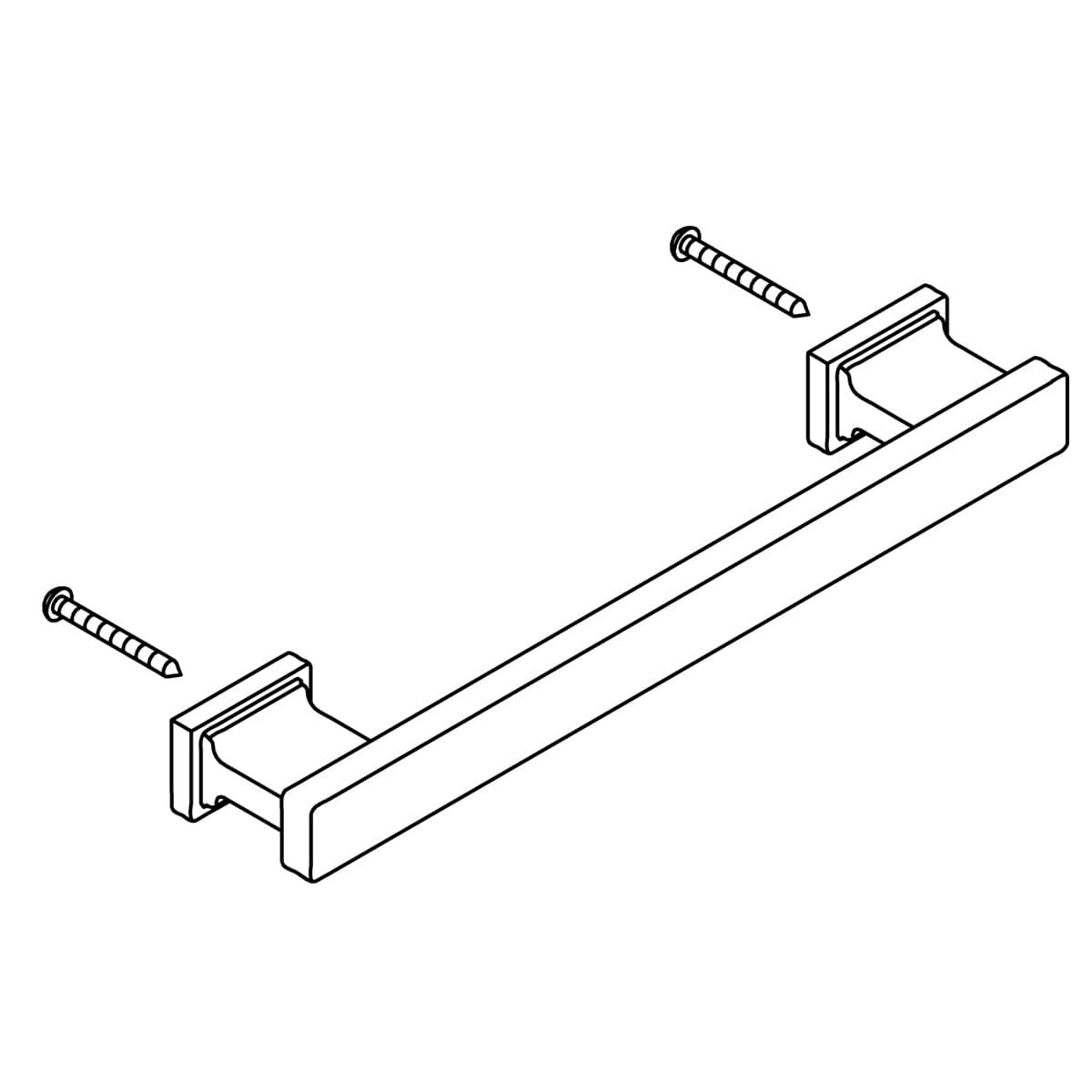 Kohler Genuine Parts Service KIT, Charlemont Handle 5.00 - Hardware Black by Kohler Genuine Parts