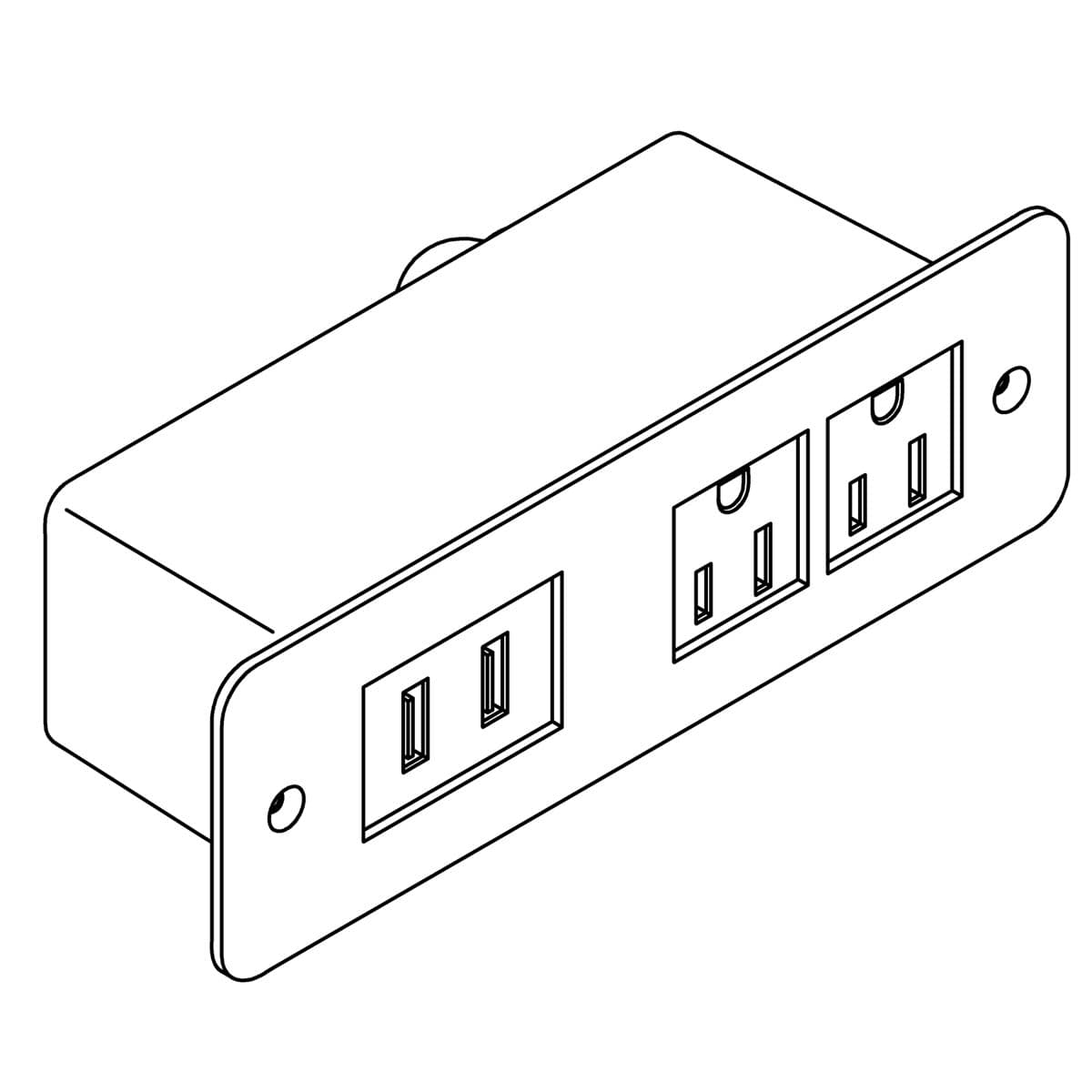 Power Socket Box by Kohler Genuine Parts