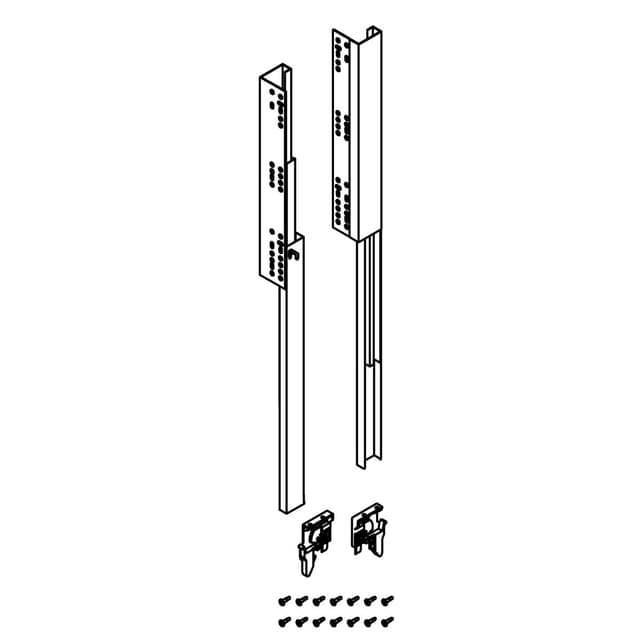 Kohler Genuine Parts KIT, 16IN Drawer Slides WITH Clips, PAIR