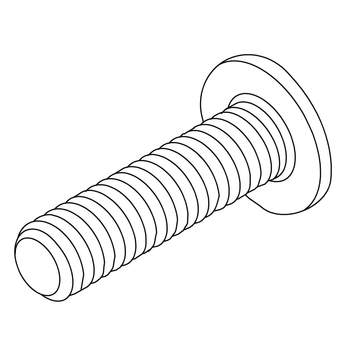 Screw M4 X 15mm by Kohler Genuine Parts