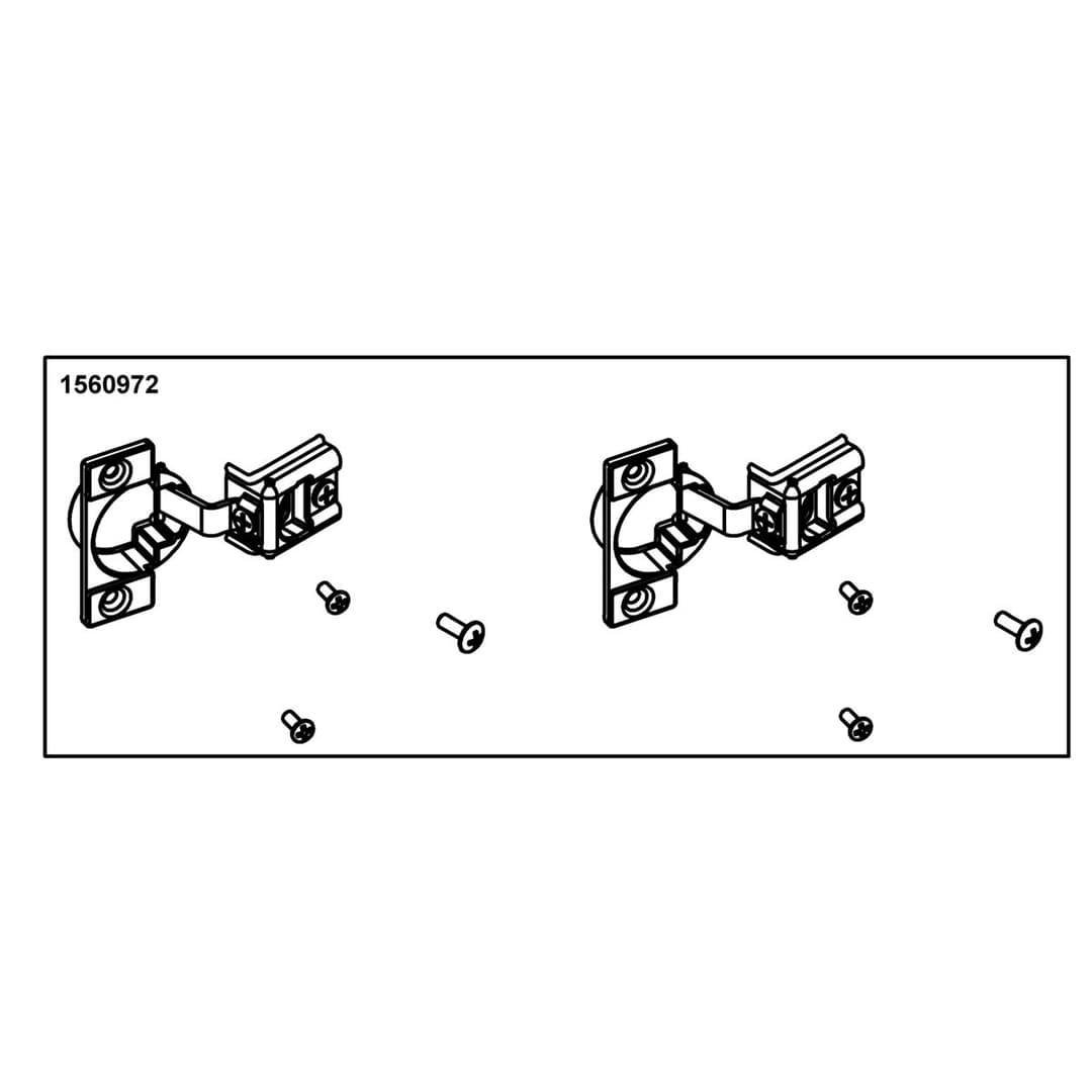 Normal Hinge Kit by Kohler Genuine Parts