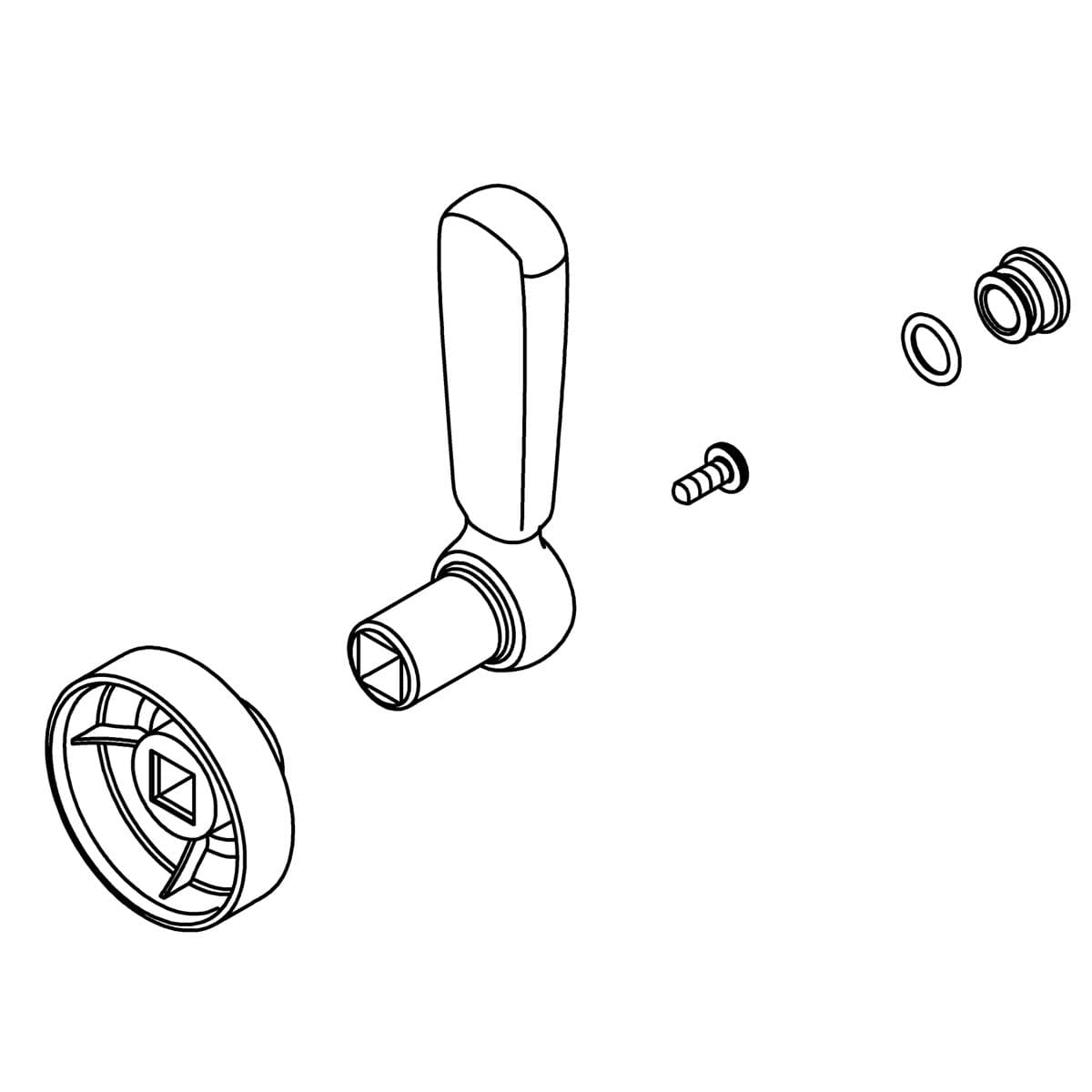 Kohler Genuine Parts Handle KIT - Matte Black by Kohler Genuine Parts