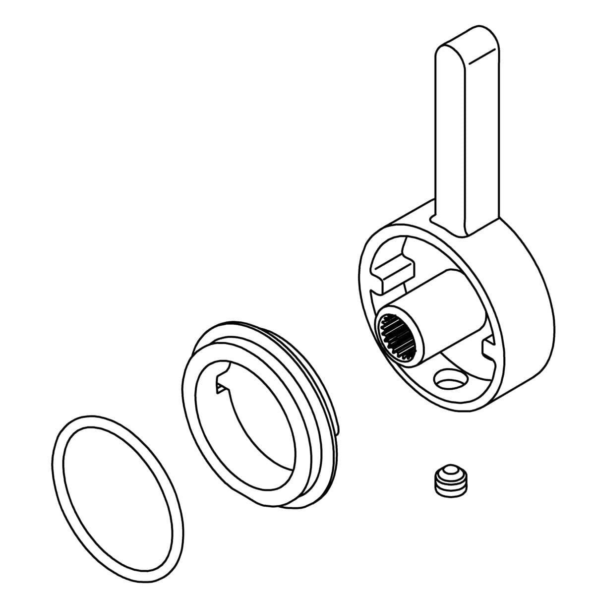 Kohler Genuine Parts Handle Assembly KIT - Vibrant Brushed Moderne Brass by Kohler Genuine Parts