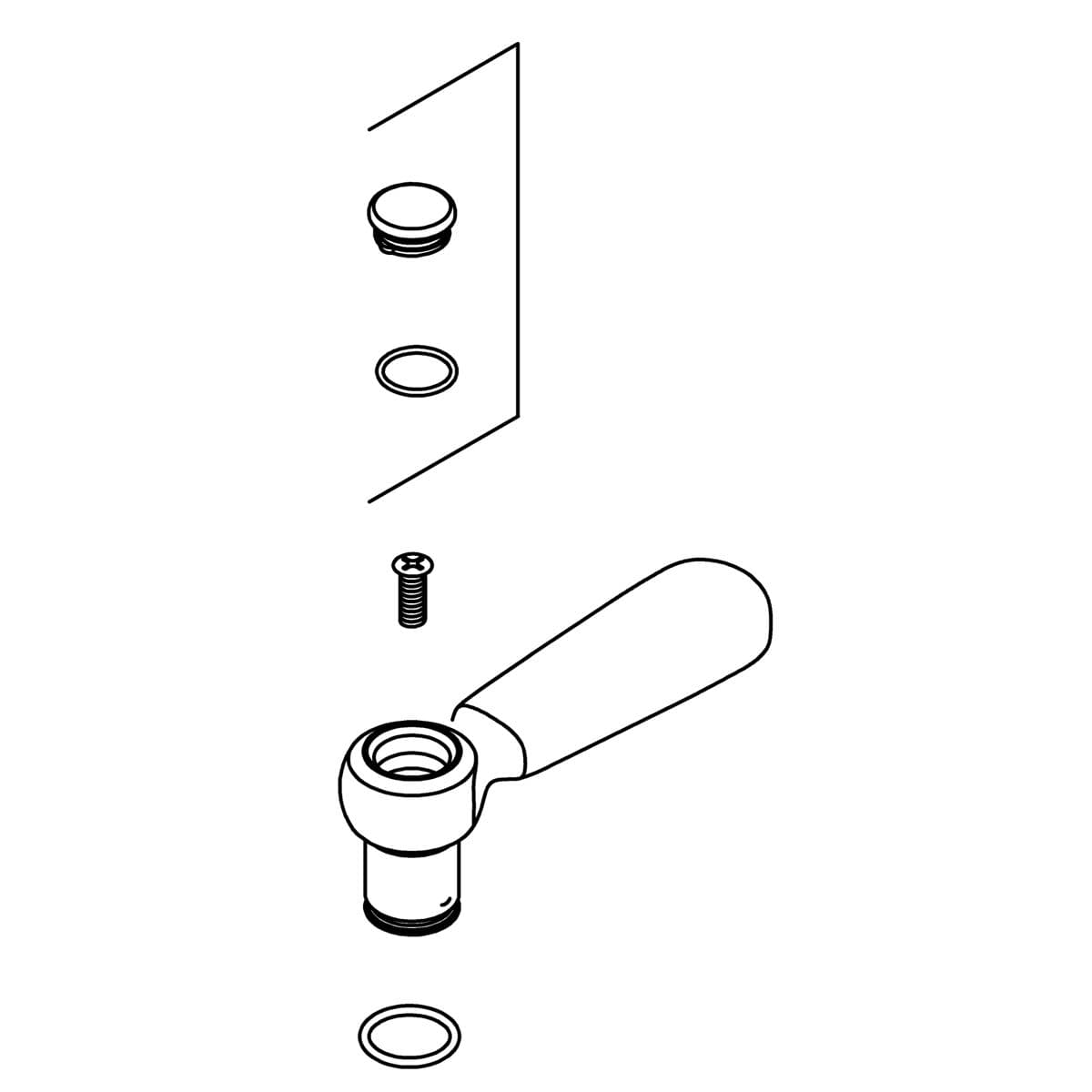 Kohler Genuine Parts Sandle KIT, COLD - Matte Black by Kohler Genuine Parts