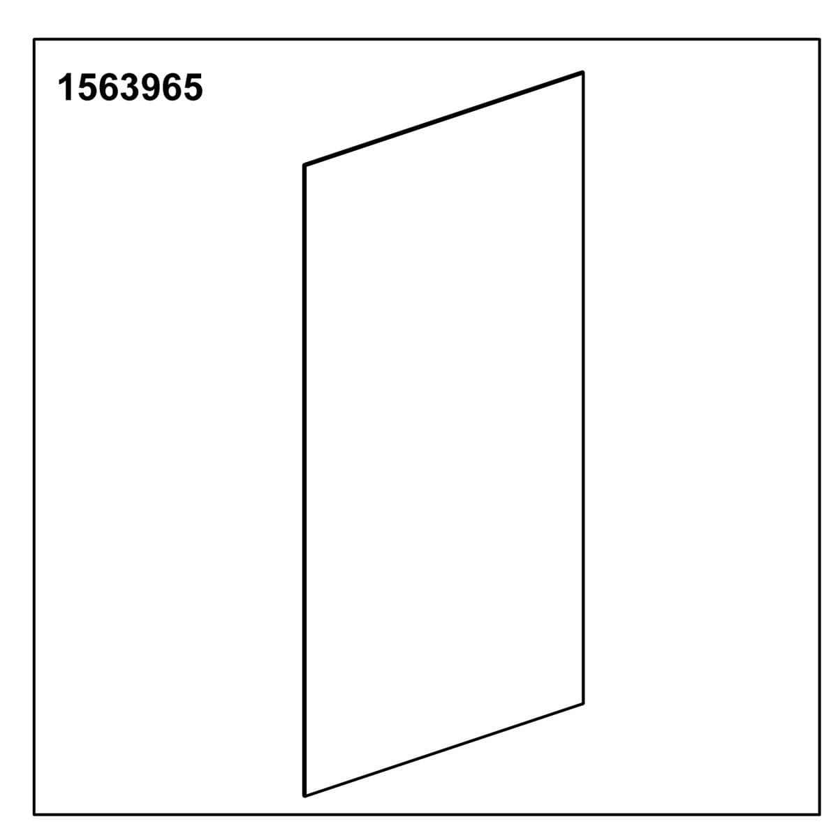 Kohler Genuine Parts GOOD 20''X36'' DOOR ASSM by Kohler Genuine Parts