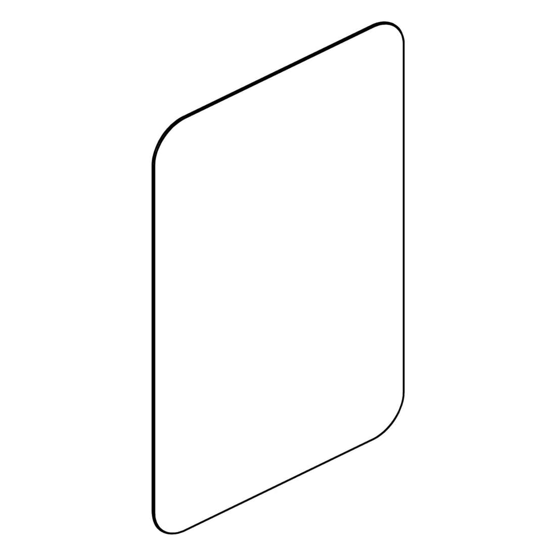Kohler Genuine Parts Rounded REC GOOD 20''X31'' DOOR ASSM by Kohler Genuine Parts
