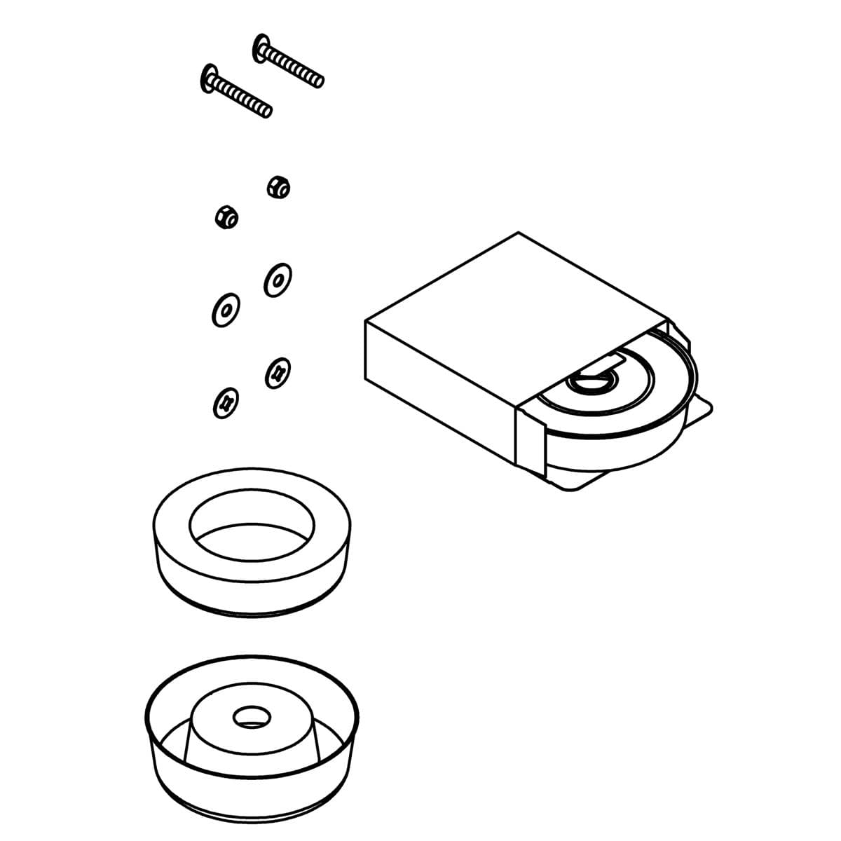 Kohler Genuine Parts Jumbo WAX Ring/hardware KIT by Kohler Genuine Parts
