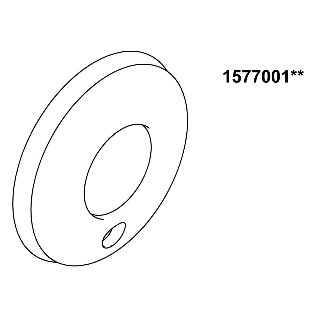 Kohler Genuine Parts Escutcheon - Matte Black by Kohler Genuine Parts