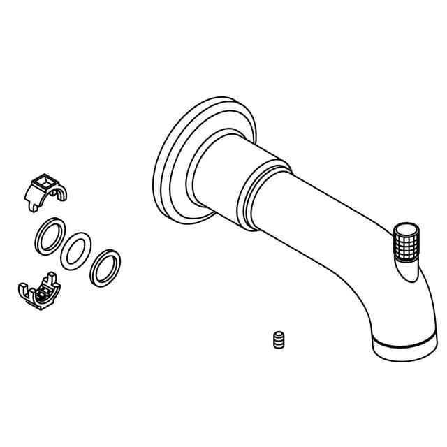 Kohler Genuine Parts TUB Spout Assembly - Vibrant Brushed Moderne Brass
