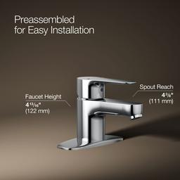 Kohler July Single-handle bathroom sink faucet, 1.2 gpm - Polished Chrome - image 3