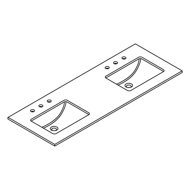Kohler Genuine Parts 61 Quartz Vanity TOP AND SINK KIT
