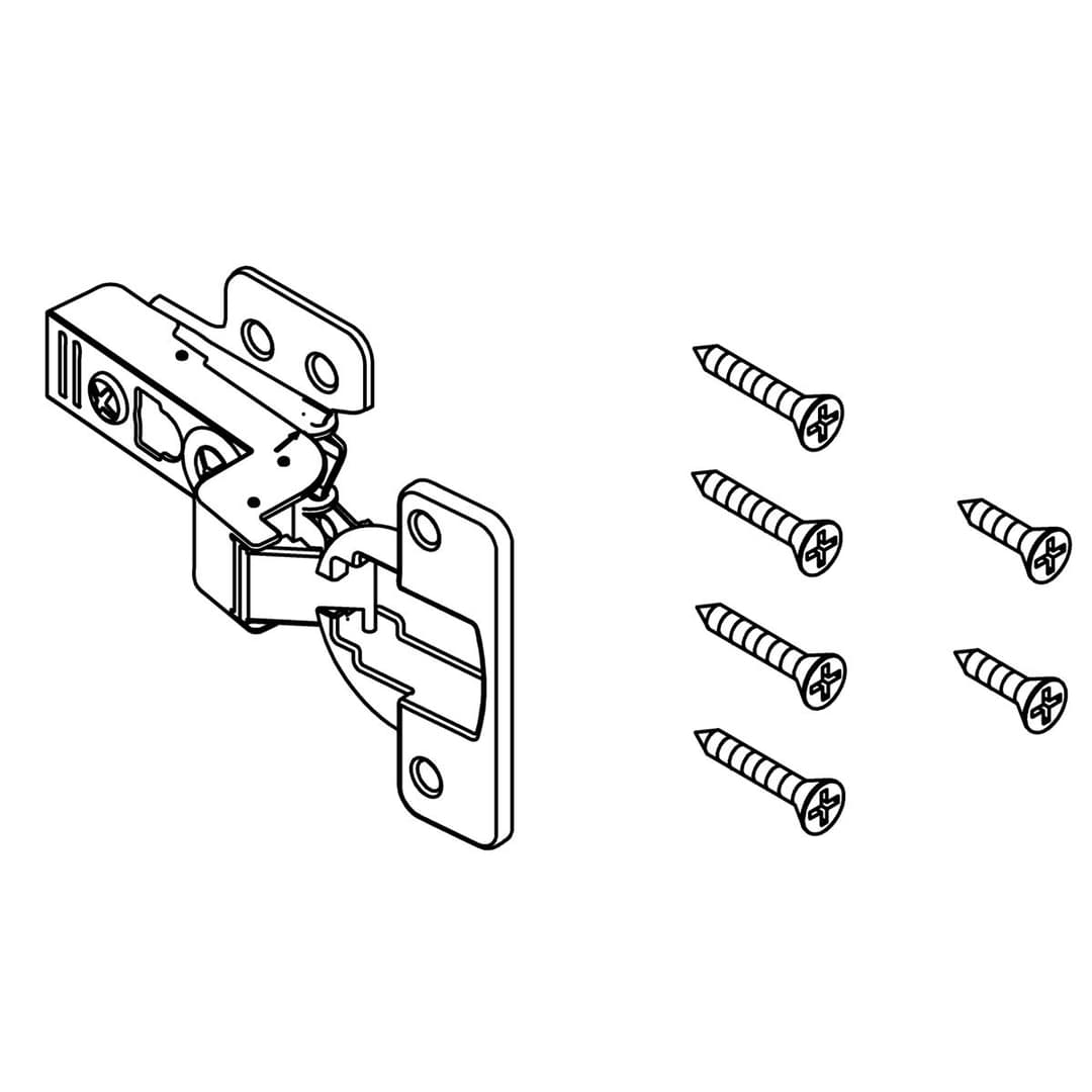 Kohler Genuine Parts Service KIT, Cabinet Hinge, Inset by Kohler Genuine Parts