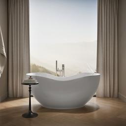 Abrazo 66'' x 31-1/2'' freestanding bath - image 4
