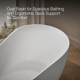 Abrazo 66'' x 31-1/2'' freestanding bath - image 8