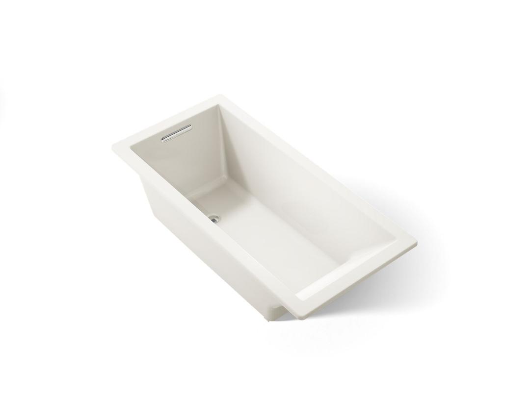 Kohler Underscore 66'' x 32'' drop-in bath - Biscuit by Kohler