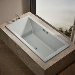 Kohler Underscore 72'' x 36'' drop-in bath - Ice Grey - image 2