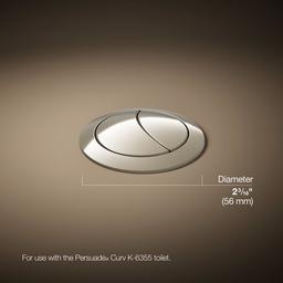 Kohler Persuade Dual-flush actuator - Vibrant Polished Nickel - image 3